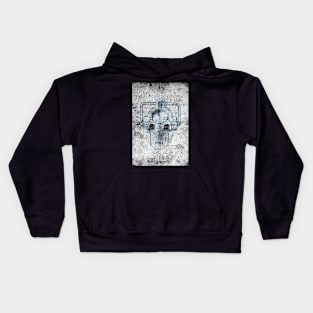 Cyberhead white Kids Hoodie